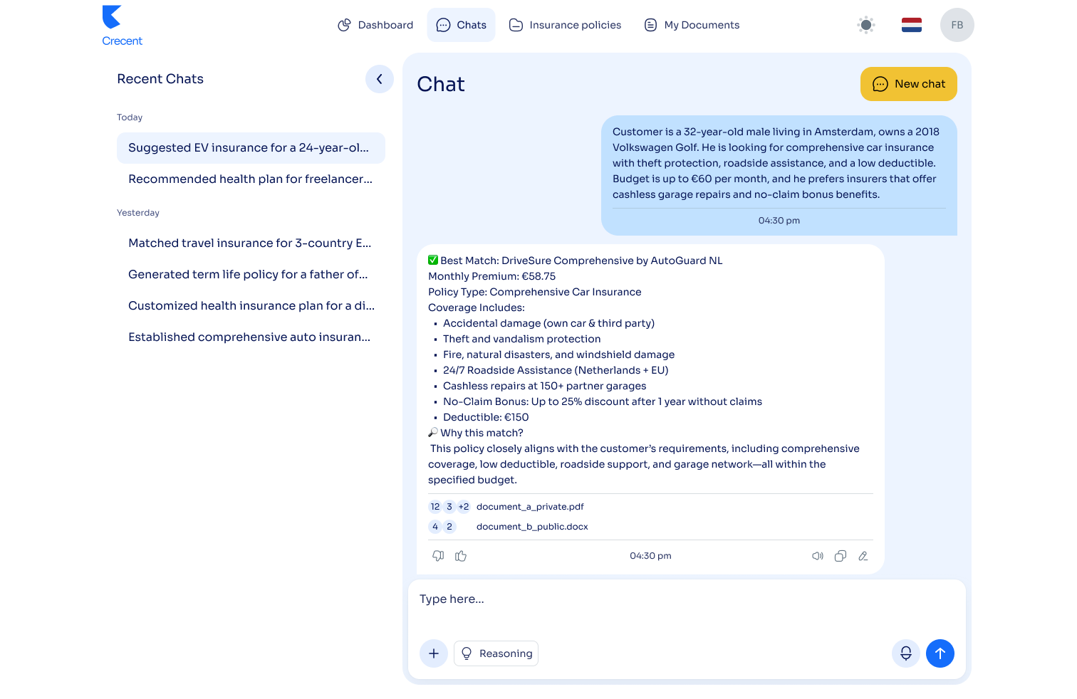 AI chat