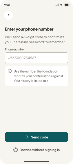 Phone number